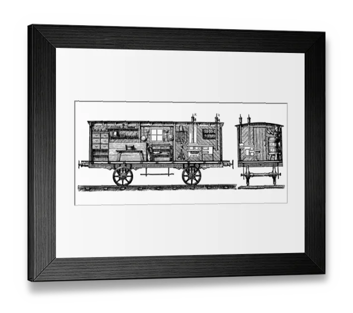 Framed Print : Travel cart Framed Print : Travel cart