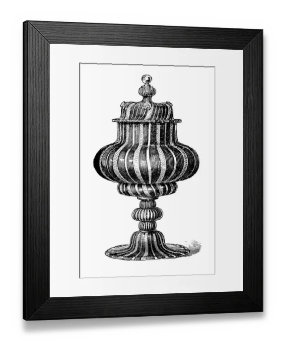Framed Print : Venetian glass vessel Framed Print : Venetian glass vessel