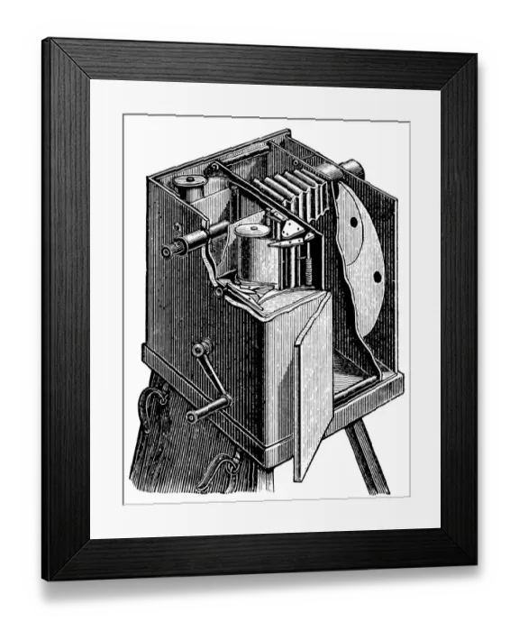 Framed Print : Marey photocronography Framed Print : Marey photocronography