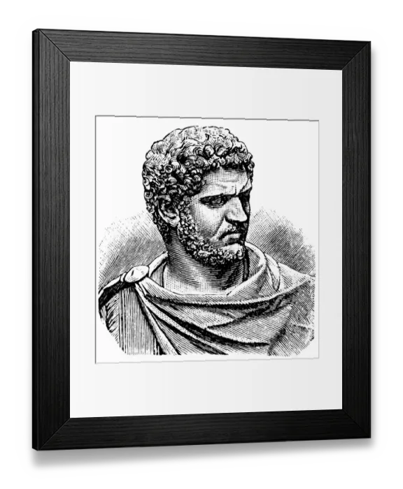 Framed Print : Caracalla (188 - 217), or Marcus Aurelius Severus Antoninus Augustus Framed Print : Caracalla (188 - 217), or Marcus Aurelius Severus Antoninus Augustus