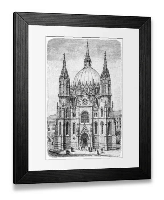 Framed Print : Our Lady of Victory church in Vienna Framed Print : Our Lady of Victory church in Vienna