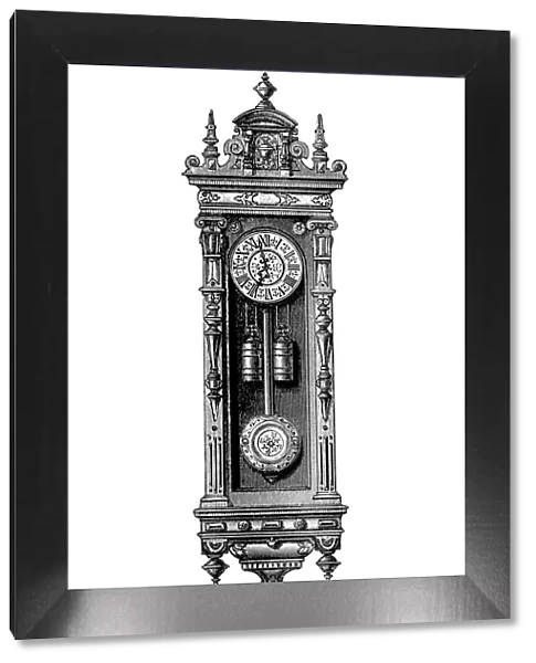 Antique clock Design Illustrations
