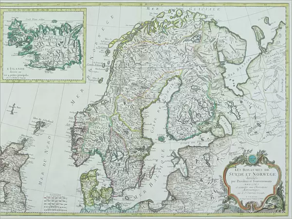 Map of Scandinavia