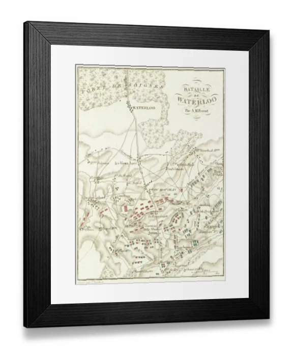 Framed Print : Battle Of Waterloo