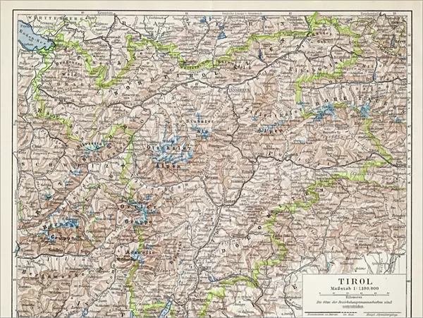 Tyrol map 1895