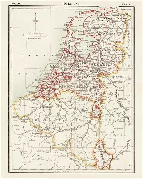 Holland map 1881
