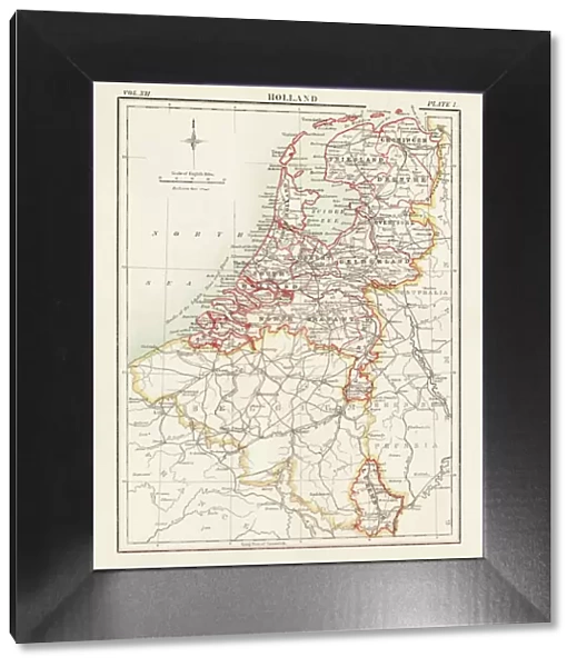 Holland map 1881
