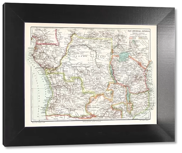 Equatorial Guinea map 1895