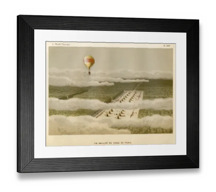 Framed Print : Siege of Paris by the prussians engraving 1881 Framed Print : Siege of Paris by the prussians engraving 1881
