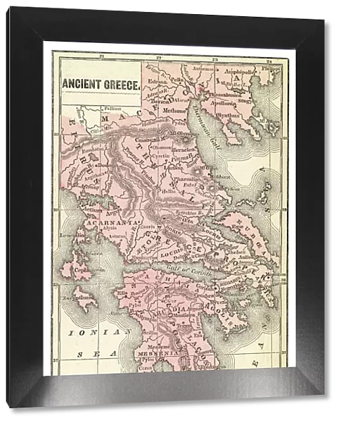 Ancient Greece map 1875