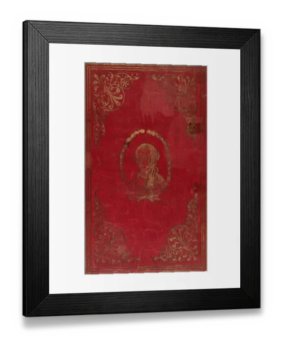 Framed Print : George Washington book cover engraving 1859 Framed Print : George Washington book cover engraving 1859