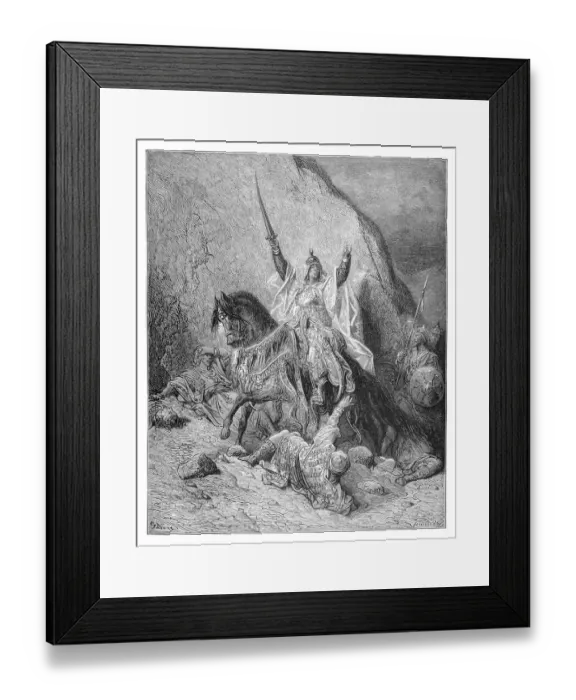 Framed Print : Saladin engraving 1894 Framed Print : Saladin engraving 1894