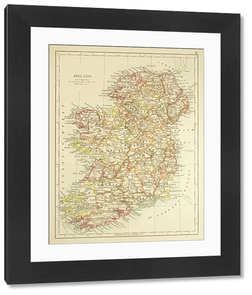 Map of Ireland 1897
