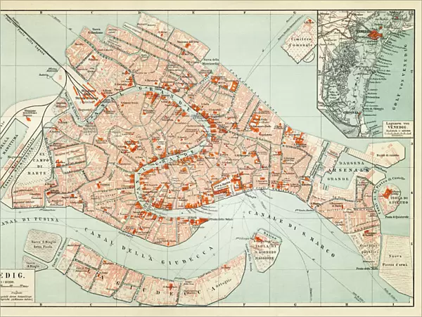 Map of Venice 1897