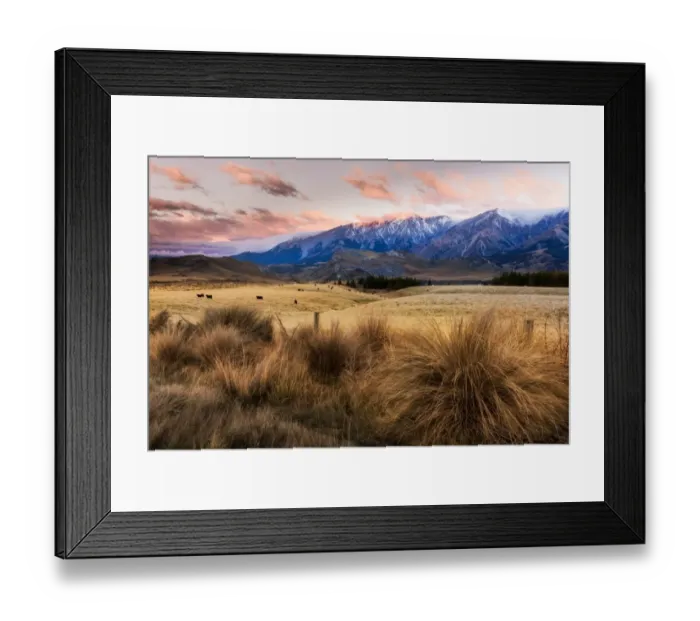 Framed Print : South, New Zealand in Autumn Season Framed Print : South, New Zealand in Autumn Season