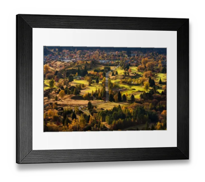 Framed Print : South, New Zealand in Autumn Season Framed Print : South, New Zealand in Autumn Season