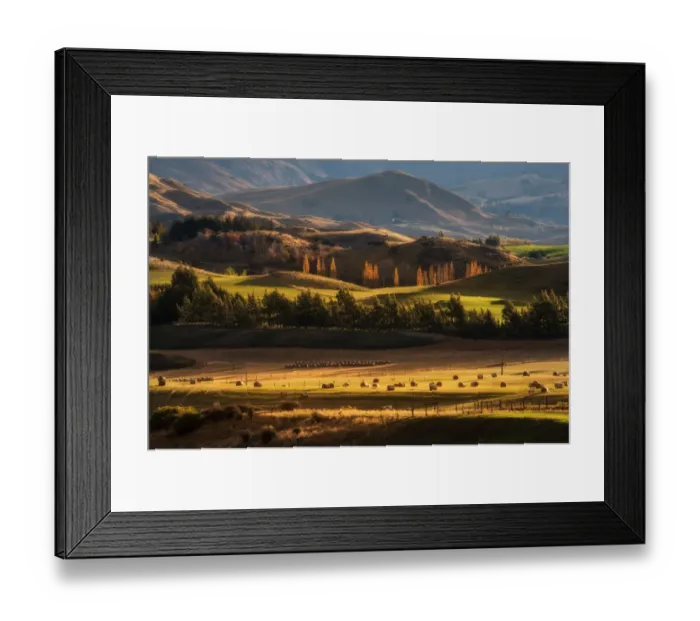 Framed Print : South, New Zealand in Autumn Season Framed Print : South, New Zealand in Autumn Season