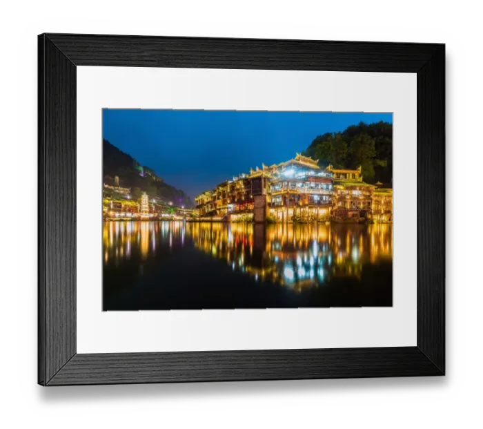 Framed Print : Fenghuang Ancient City, Hunan, China Framed Print : Fenghuang Ancient City, Hunan, China