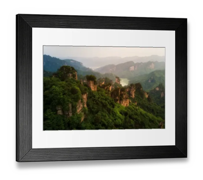 Framed Print : The Landscape of Zhangjiajie National Forest Park, Hunan, China Framed Print : The Landscape of Zhangjiajie National Forest Park, Hunan, China