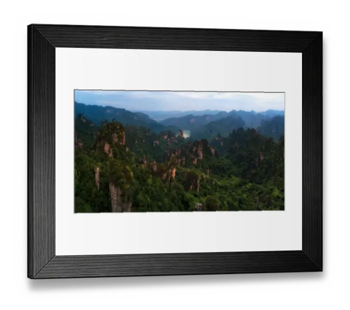 Framed Print : Panoramic Zhangjiajie National Forest Park, Hunan, China Framed Print : Panoramic Zhangjiajie National Forest Park, Hunan, China