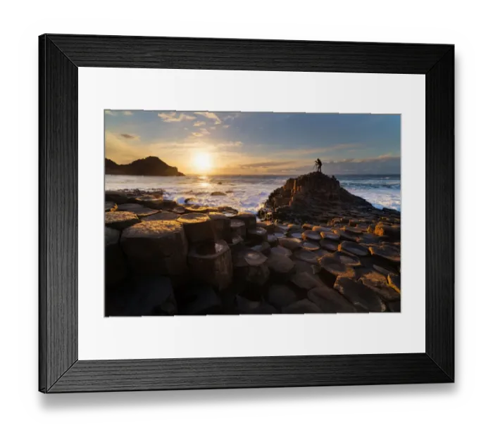 Framed Print : The Giants Causeway Framed Print : The Giants Causeway