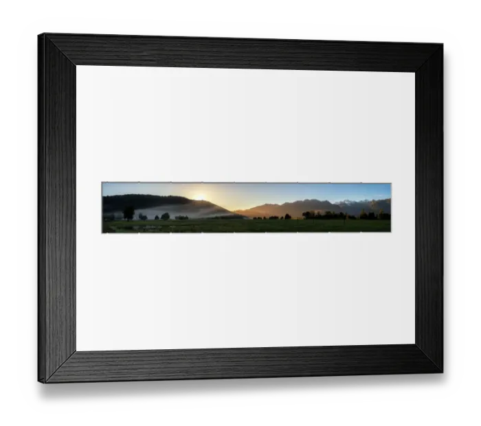 Framed Print : Panoramic landscape of Aoraki / Mount Cook and Mount Tasman Framed Print : Panoramic landscape of Aoraki / Mount Cook and Mount Tasman