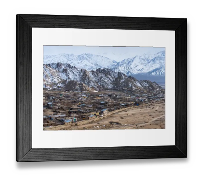 Framed Print : Leh in Winter