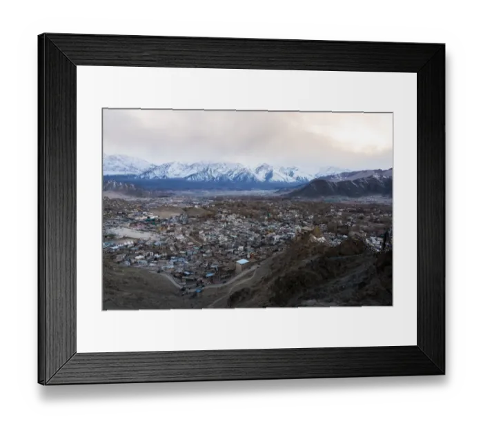 Framed Print : Leh in Winter Framed Print : Leh in Winter