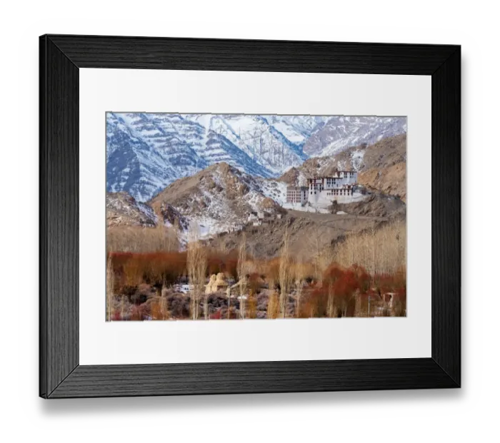 Framed Print : Chemrey, Tibetan monastery in Ladakh Framed Print : Chemrey, Tibetan monastery in Ladakh