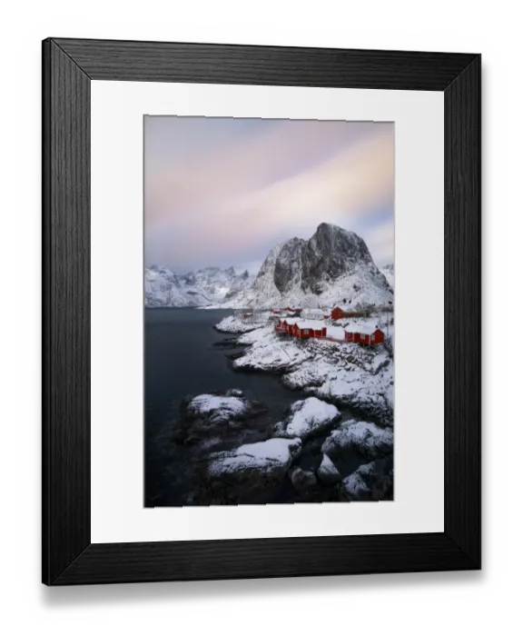 Framed Print : Lofoten Fishing Village, Norway Framed Print : Lofoten Fishing Village, Norway