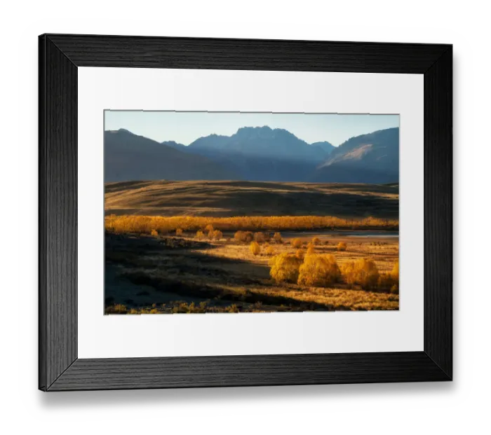 Framed Print : South, New Zealand in Autumn Season Framed Print : South, New Zealand in Autumn Season