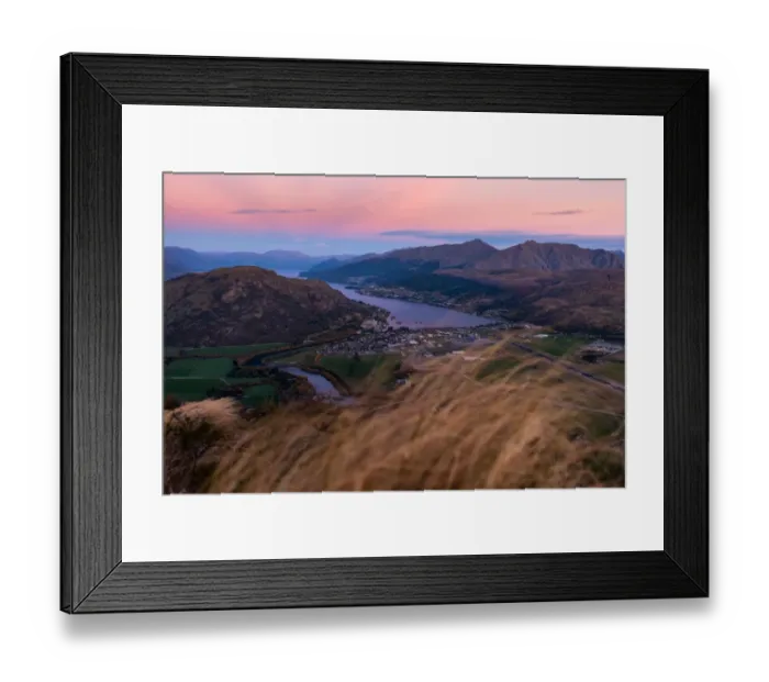 Framed Print : Queenstown from Remarkable Peak, South Island, New Zealand Framed Print : Queenstown from Remarkable Peak, South Island, New Zealand
