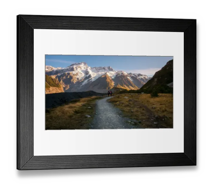Framed Print : The Hooker valley track, Aoraki / Mount Cook National Park Framed Print : The Hooker valley track, Aoraki / Mount Cook National Park