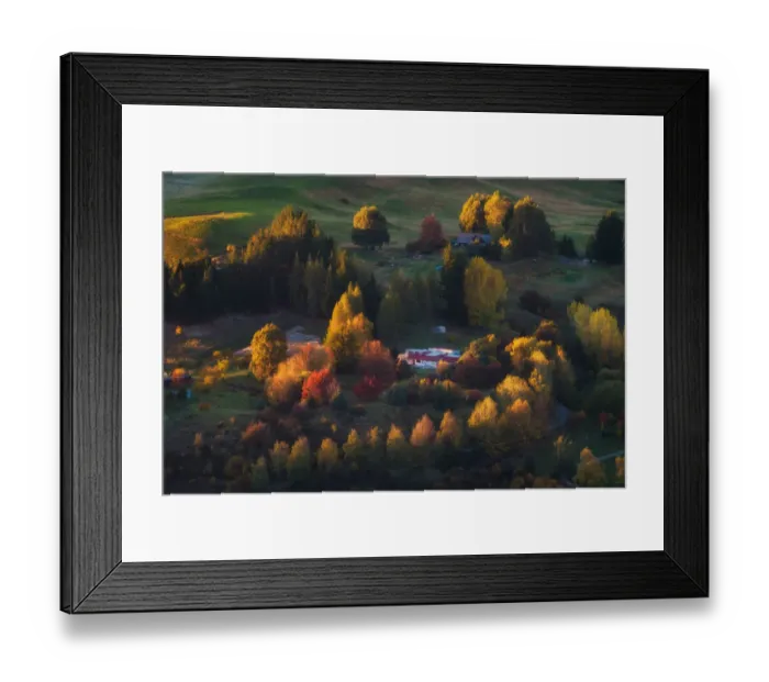 Framed Print : Autumn in South, New Zealand Framed Print : Autumn in South, New Zealand