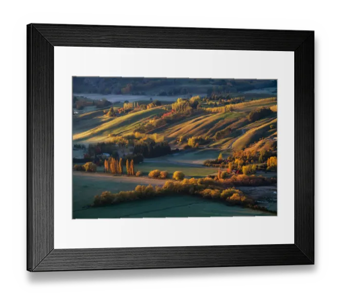 Framed Print : Autumn in South, New Zealand Framed Print : Autumn in South, New Zealand