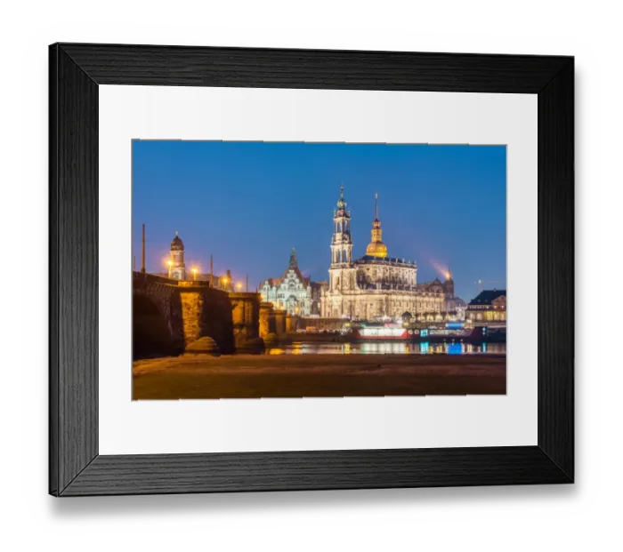 Framed Print : The historical landmark of Dresden, Germany
