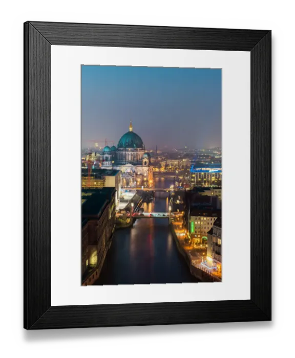 Framed Print : Berlin Cathedral Church beside Spree River Framed Print : Berlin Cathedral Church beside Spree River