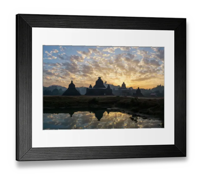 Framed Print : The historical landmark of Mrauk U, Myanmay Framed Print : The historical landmark of Mrauk U, Myanmay
