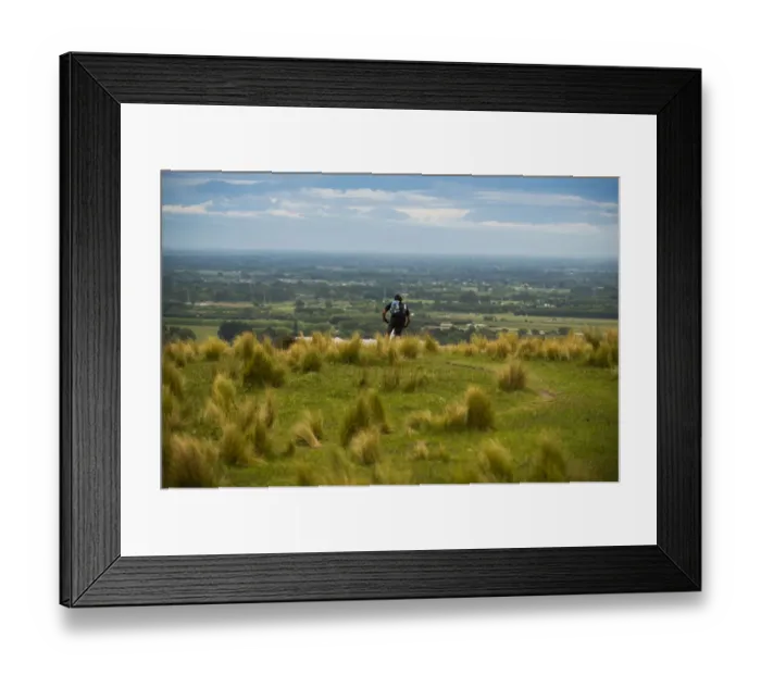 Framed Print : Holiday activity on the mountain in Christchurch