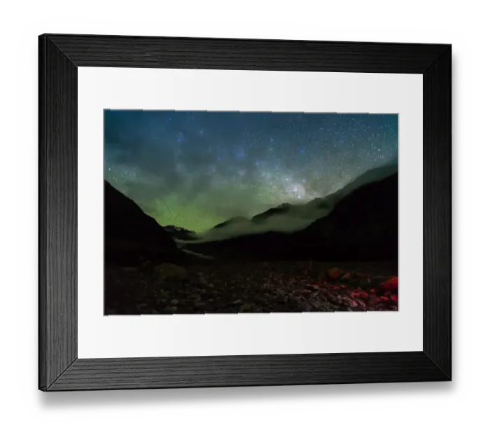 Framed Print : A night at Fox Glacier Framed Print : A night at Fox Glacier