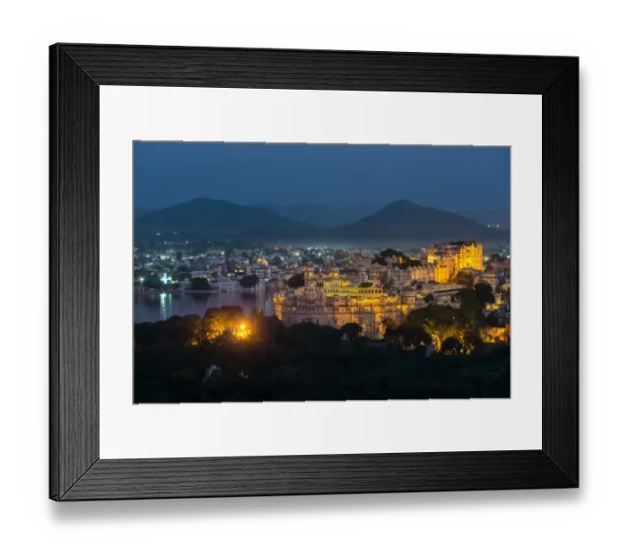 Framed Print : City palace of Udaipur in early morning time Framed Print : City palace of Udaipur in early morning time