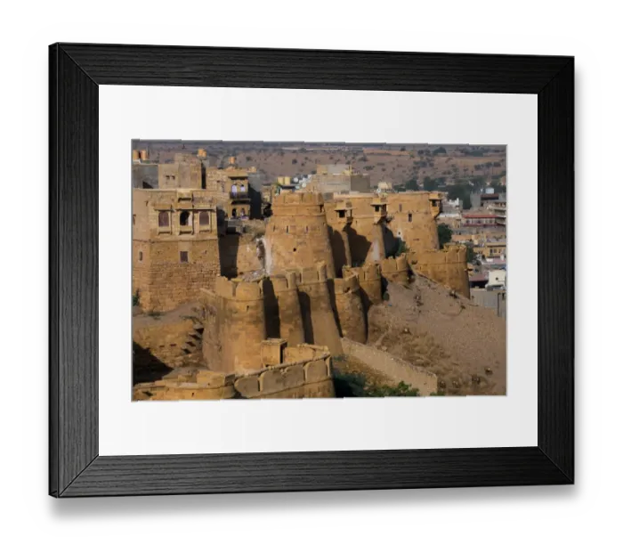 Framed Print : Jaisalmer Fort, Jaisalmer, Rajasthan, India