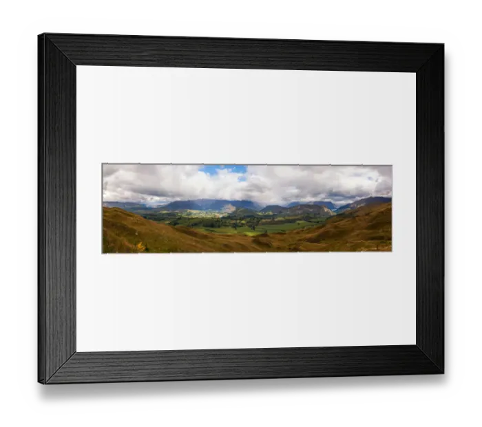 Framed Print : Panorama view of Queenstown from Coronet Peak Framed Print : Panorama view of Queenstown from Coronet Peak