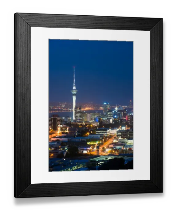 Framed Print : Sky tower of Auckland Framed Print : Sky tower of Auckland