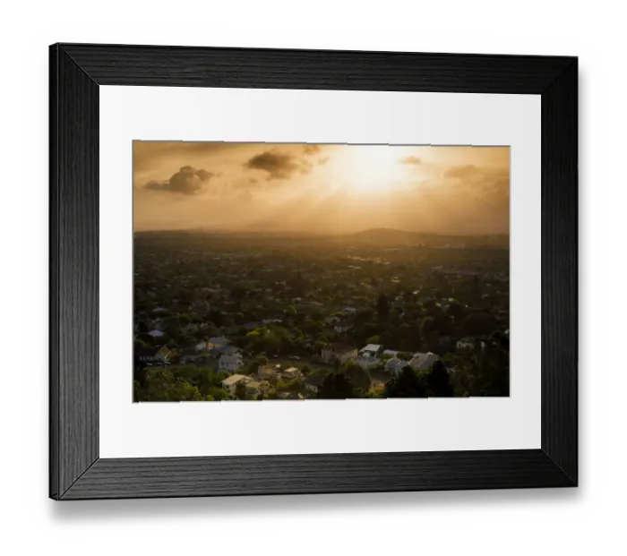 Framed Print : Residential area in Auckland