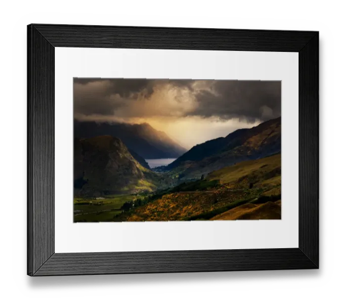 Framed Print : View of Queenstown from Coronet Peak, New Zealand Framed Print : View of Queenstown from Coronet Peak, New Zealand