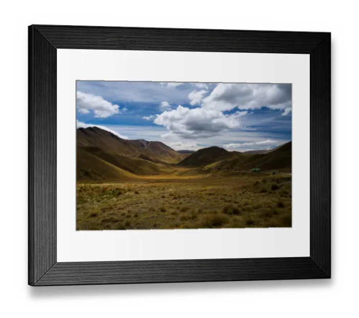 Framed Print : Lindis Pass of South Island, New Zealand Framed Print : Lindis Pass of South Island, New Zealand