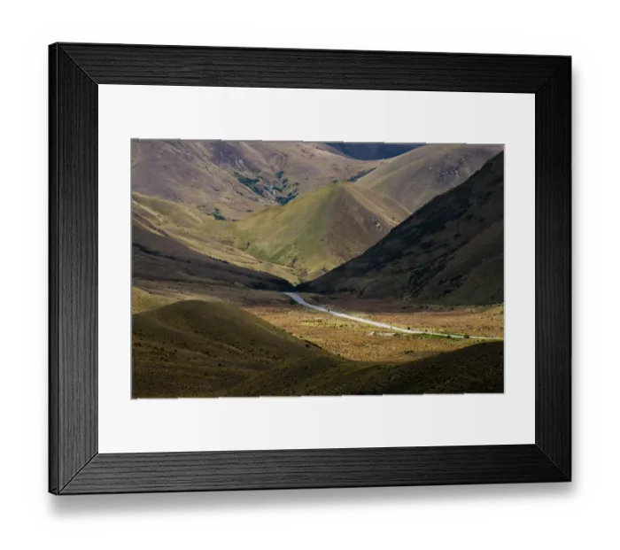 Framed Print : Lindis Pass of South Island, New Zealand Framed Print : Lindis Pass of South Island, New Zealand