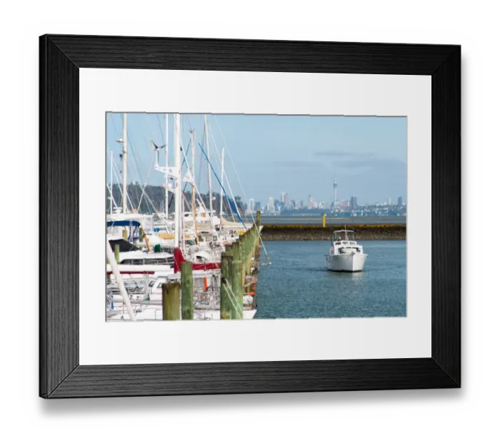 Framed Print : Auckland Harbour sailing Framed Print : Auckland Harbour sailing