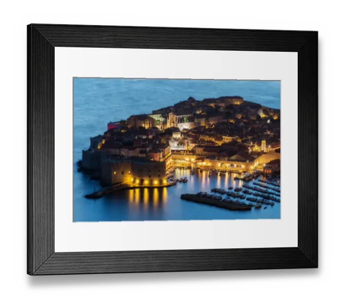 Framed Print : Dubrovnik Harbor, Croatia Framed Print : Dubrovnik Harbor, Croatia